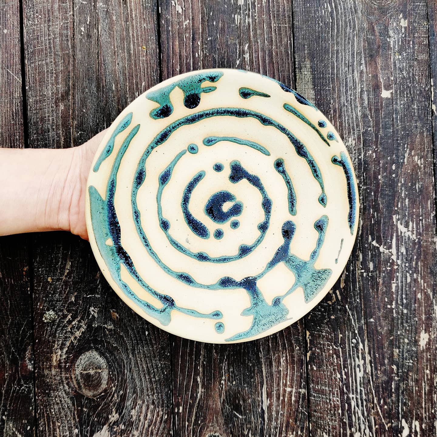 Farfurioara ceramica Circles